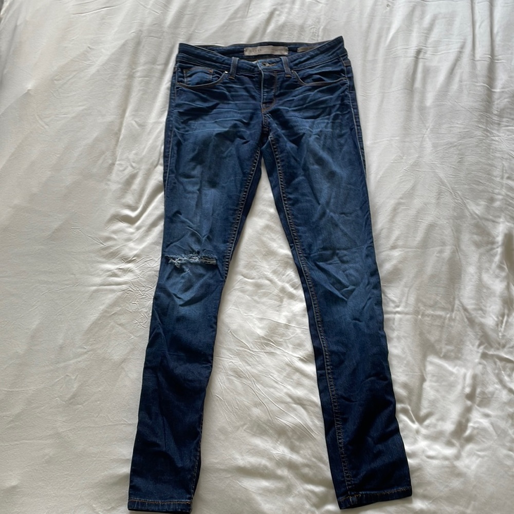 Guess power skinny low rise jeans